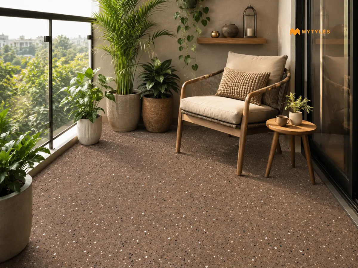 Terrazzo Flooring For Balconies and Corner Spaces